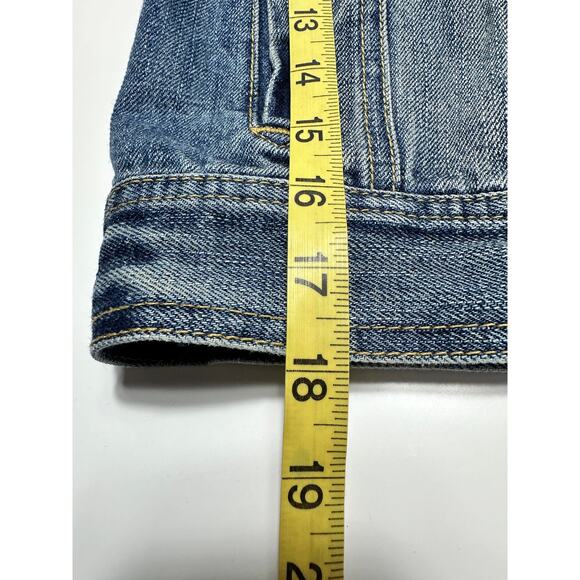 Duck Head Jeans Blue Denim Jean Jacket Vest Womens Size Small - Picture 3 of 5